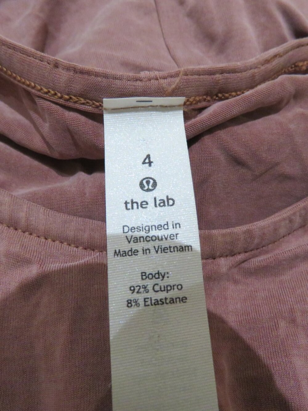 LULULEMON LAB Restore Tunic Top in Red Dust Size 4 Athleisure Workout Travel - Picture 12 of 12